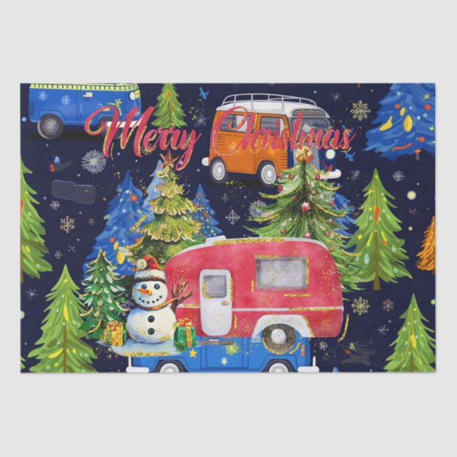 Papel De Seda Camping Navidades (Anverso)