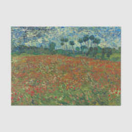 Papel De Seda Campo de adormidera roja de Vincent Van Gogh