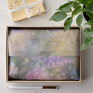 Papel De Seda Campo De Flores