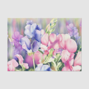 Papel De Seda Campo de Flores-Agua dulce (A)