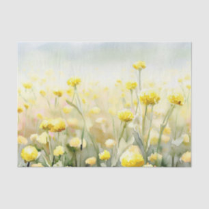 Papel De Seda Campo de Flores-Craspedia (C)
