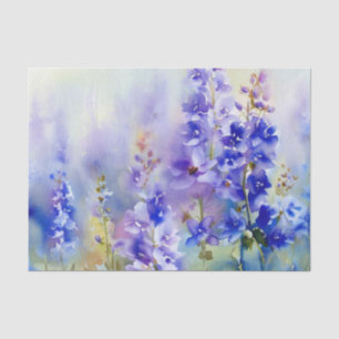 Papel De Seda Campo de Flores-Delfino (D) Acuarela