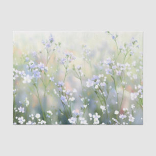 Papel De Seda Campo de flores-Gypsophila (B) Acuarela