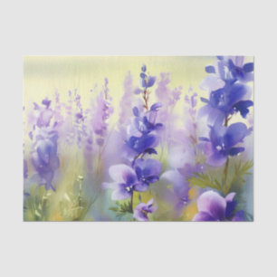 Papel De Seda Campo de flores-Monje (C) Acuarela