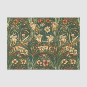 Papel De Seda Campo de flores silvestres inspirado en el francés