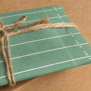 Papel De Seda Campo de fútbol verde deportes divertidos capricho