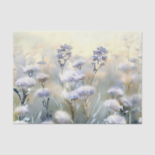 Papel De Seda Campo de las flores-Dusty Miller (B) acuarela
