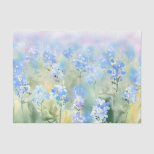 Papel De Seda Campo de las flores-Olvídenme-No (B)