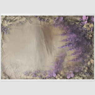 Papel De Seda Campo de lavanda Shabby Chic Medios mixtos digital