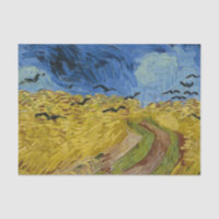 Campo de trigo Vincent Van Gogh con cuervos