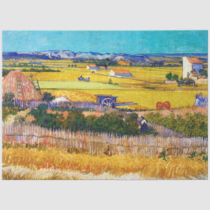 Papel De Seda Campo otoñal, Van Gogh