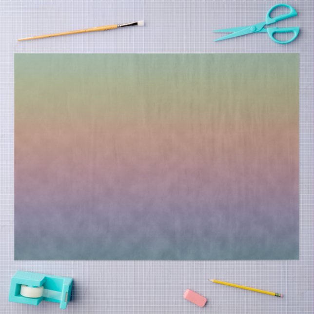Papel De Seda Campo Pastel Silenciado (Artesanía)