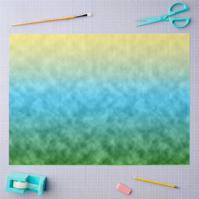 Papel De Seda Campos de Luz (Artesanía)