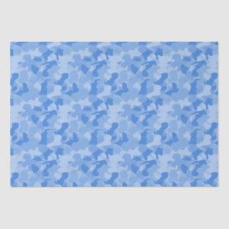 Papel De Seda Camuflaje azul