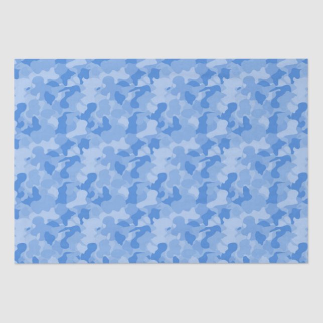 Papel De Seda Camuflaje azul (Anverso)
