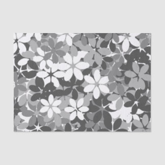 Papel De Seda Camuflaje de la flor