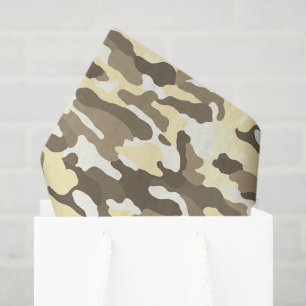 Papel De Seda Camuflaje del desierto