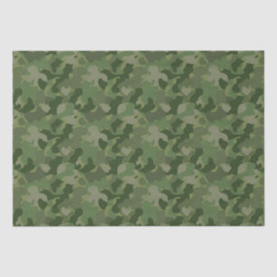 Papel De Seda Camuflaje del verde caqui
