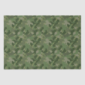 Papel De Seda Camuflaje del verde caqui