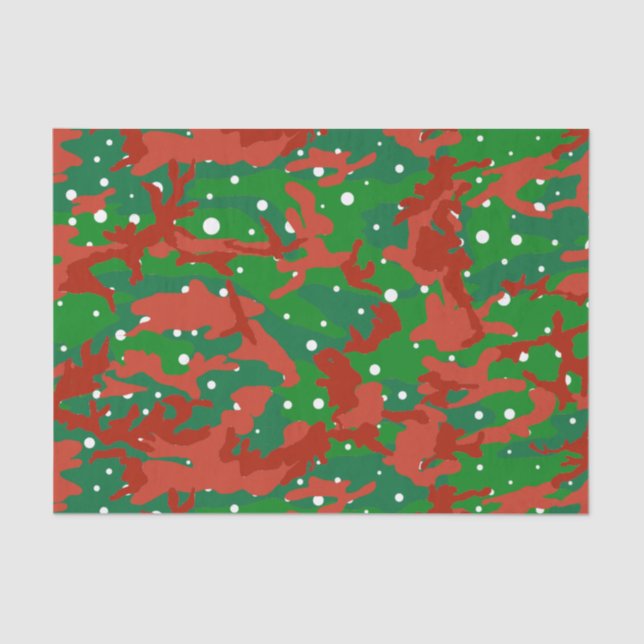 Papel De Seda Camuflaje Haus Of Camo Xmas (Anverso)