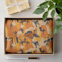 Papel De Seda Camuflaje naranja, Ejército