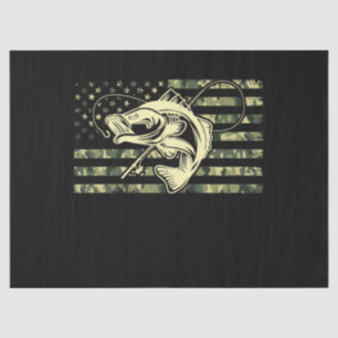 Papel De Seda Camuflaje pesquero Bandera de Estados Unidos para 