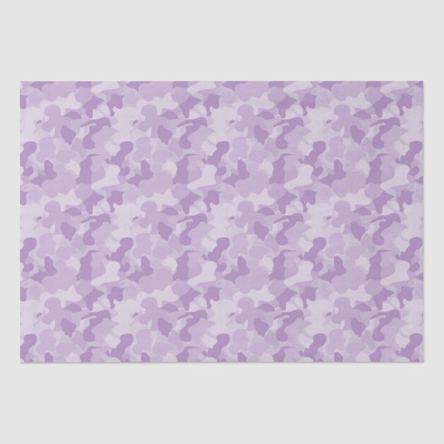 Papel De Seda Camuflaje púrpura (Anverso)