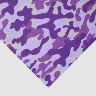 Papel De Seda Camuflaje púrpura 