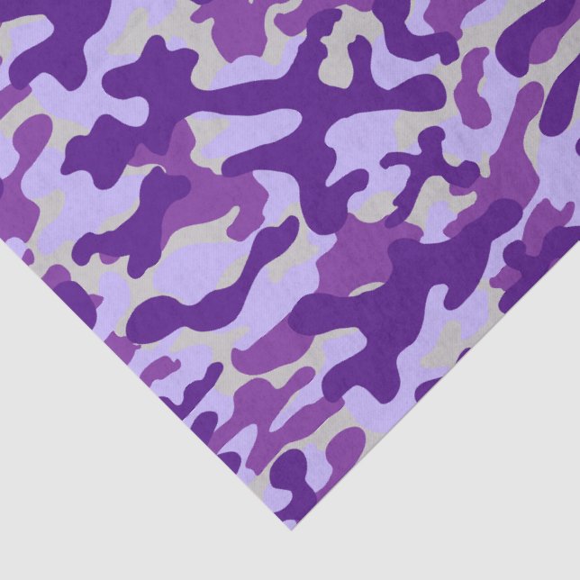 Papel De Seda Camuflaje púrpura  (Detalle)