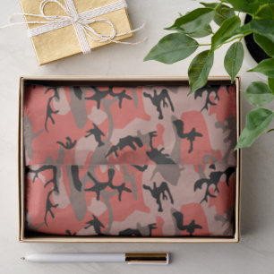 Papel De Seda Camuflaje rojo y marrón, militar, ejército