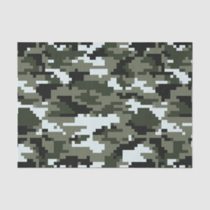 Papel De Seda Camuflaje urbano/Camo de 8 del pedazo Digitaces