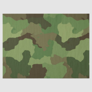 Papel De Seda Camuflaje verde del ejército