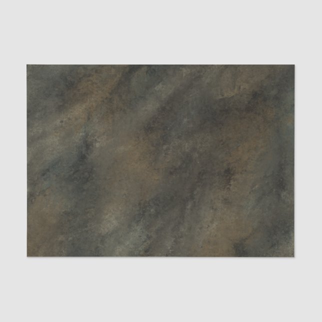 Papel De Seda Camuflaje verde marrón natural de moda  (Anverso)