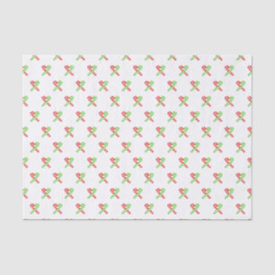 Papel De Seda Caña de candy de Guay dulce y rojo XmaS