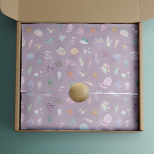 Papel De Seda Canales caprichosos bajo el Fiesta de la sirena ma