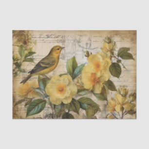 Papel De Seda Canario Amarillo