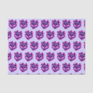 Papel De Seda Cáncer Zodiac Coquette Heart Birthday Cake
