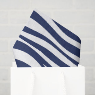 Papel De Seda Canción del mar azul marino olas fluidas