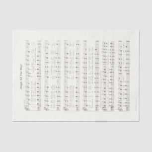 Papel De Seda Canción desenfadada todo el camino Decoupage Craft