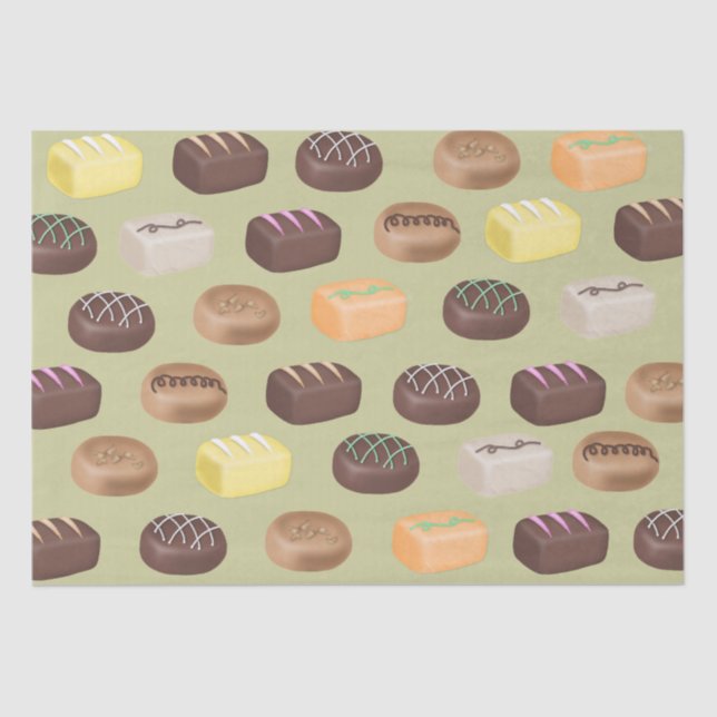 Papel De Seda Candía de chocolate surtido (Anverso)
