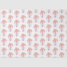 Papel De Seda Candy acuarela con barba, Navidades