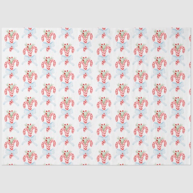 Papel De Seda Candy acuarela con barba, Navidades (Anverso)