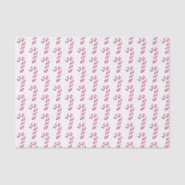 Papel De Seda Candy Cane (Anverso)