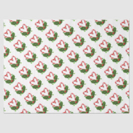 Papel De Seda Candy Cane Hearts Felices Fiestas Feliz Navidad