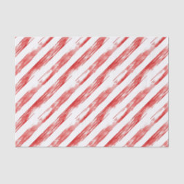 Papel De Seda Candy Cane Red Stripes Navidades