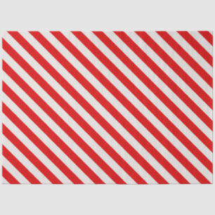 Papel De Seda Candy Cane Rojo Blanco Rayas Navidad