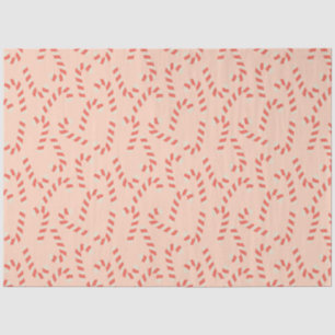Papel De Seda Candy Canes, Navidades rosados de Peachy