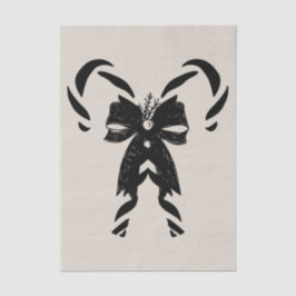 Papel De Seda Candy Canes with Pine Needles & Bow