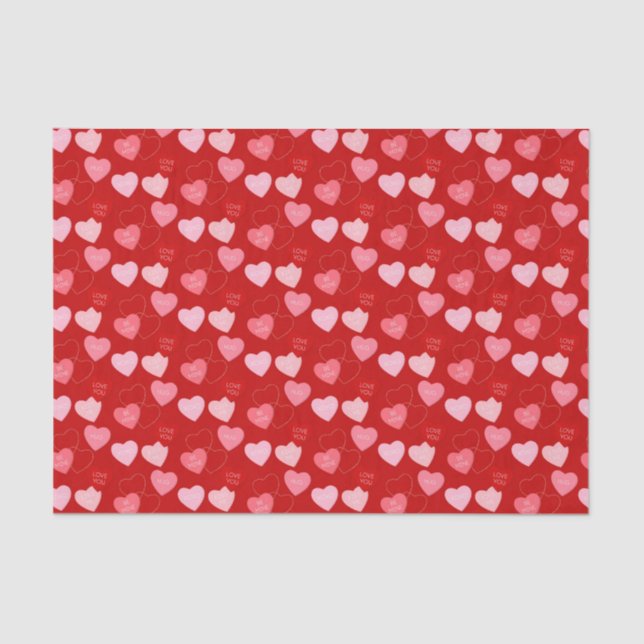 Papel De Seda Candy Heart Cascade (Anverso)
