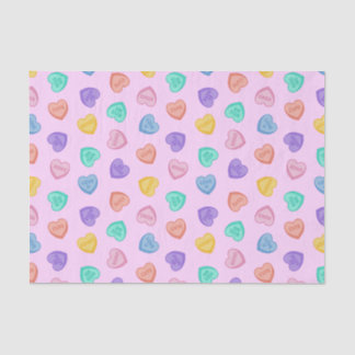 Papel De Seda Candy Hearts